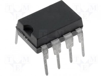 93C66A-I/P IC: памет EEPROM; Microwire; 512x8bit; 4,5?5,5V; 2MHz; DIP8
